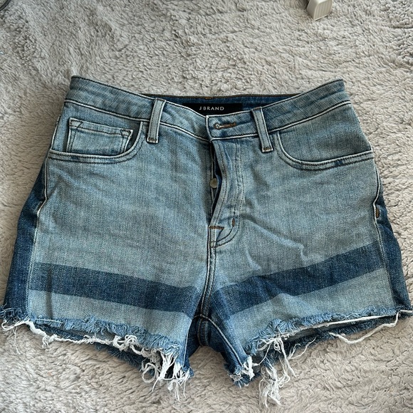 J Brand Size 25 color block jean shorts - Picture 1 of 3